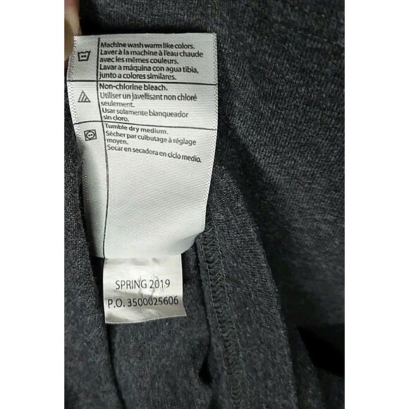 Carhartt Original Fit Pocket T-Shirt, Sz XLTall, Gray/Charcoal, Work - Picture 10 of 10